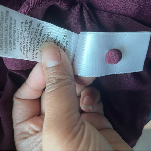 #89 Twik lavender lace halter tank blouse - Picture 7 of 7